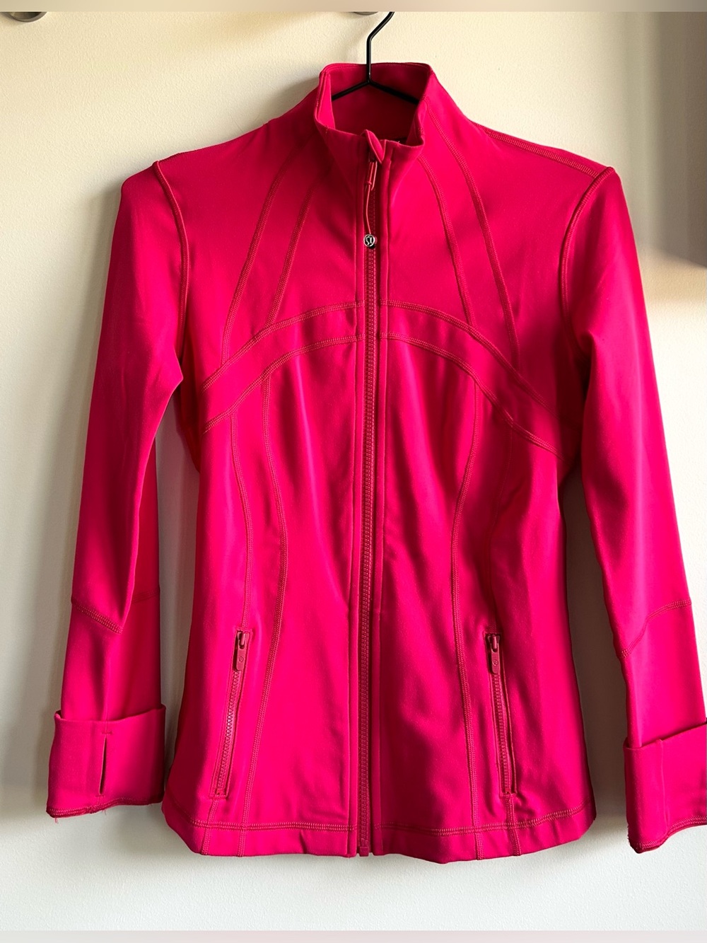Never worn, Like New, Lululemon Define Jacket Magenta Pink